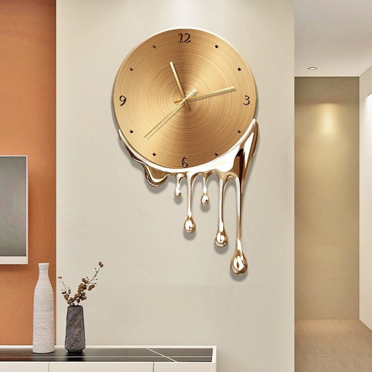 Melting wall clock