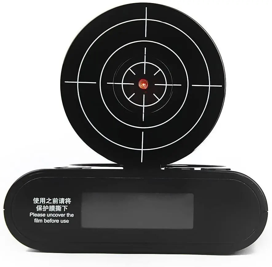 Pistol Target Alarm Clock