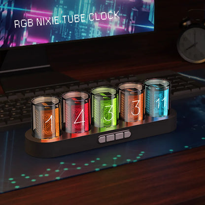 Nixie Tube RGB Design Clock