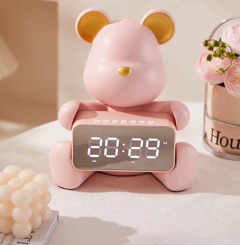 LED Teddy Bear Alarm Clock