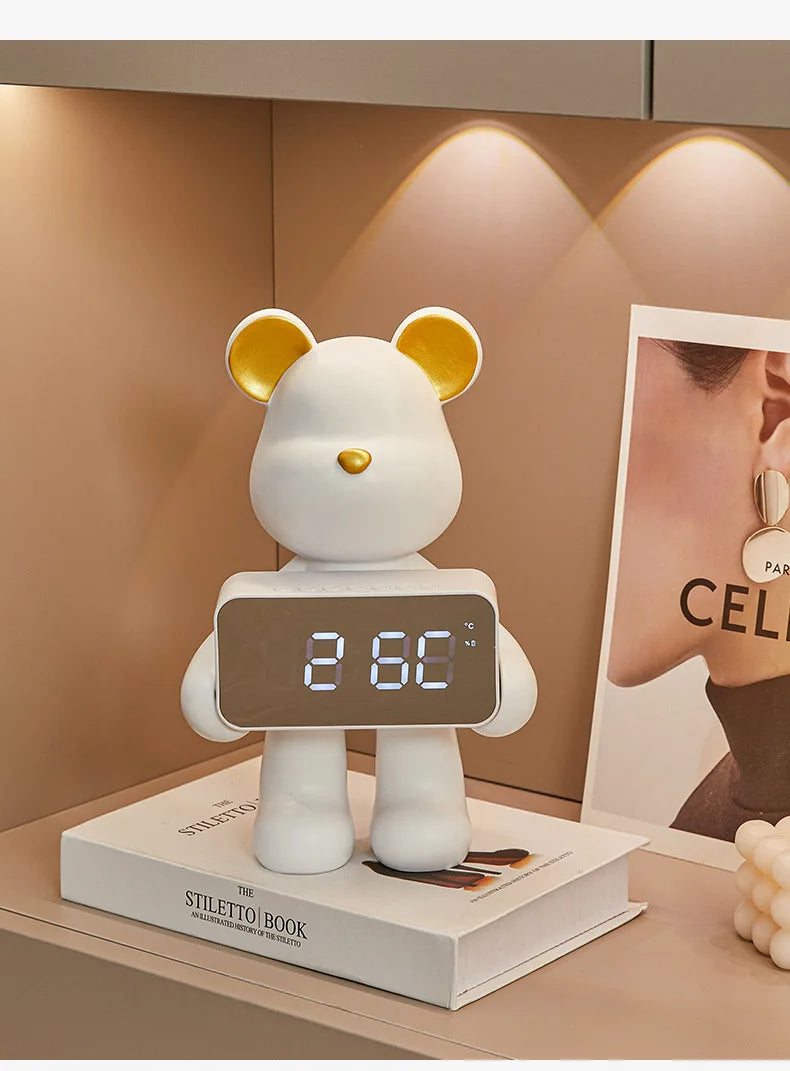 LED Teddy Bear Alarm Clock