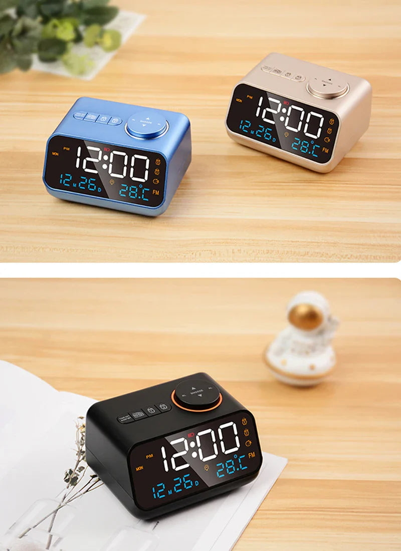 Black Digital Alarm Clock