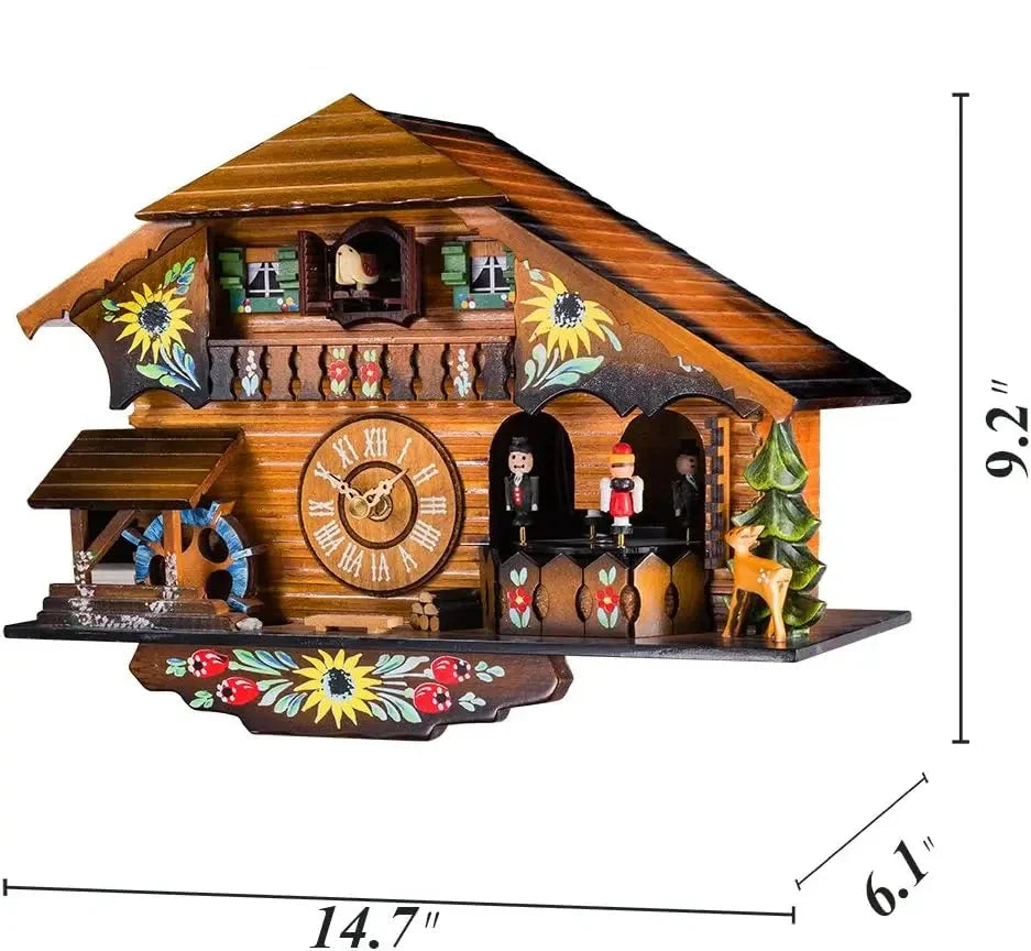 Wooden Chalet Cuckoo Clock