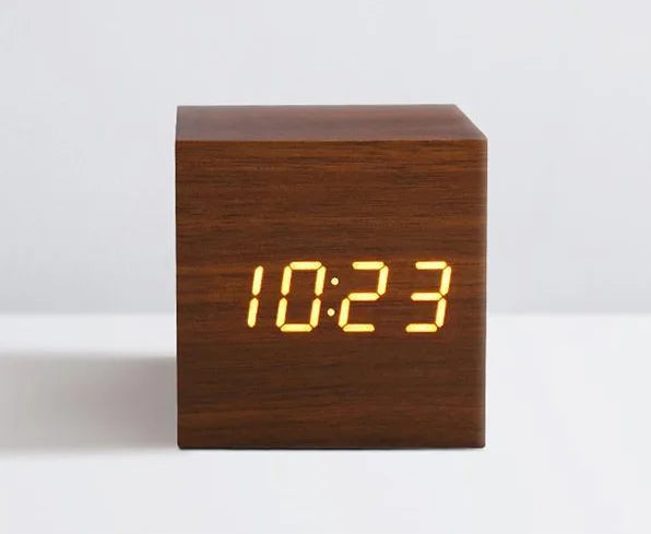 Square LED Alarm Clock