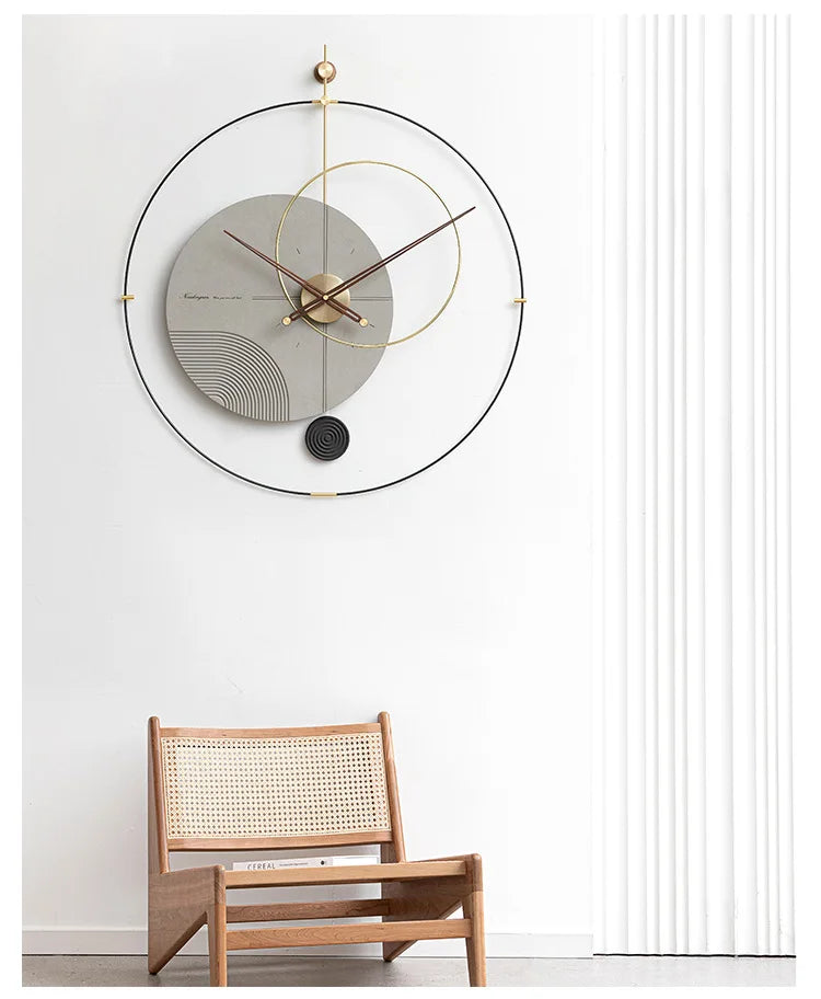 Large 80cm Designer Wall Clock