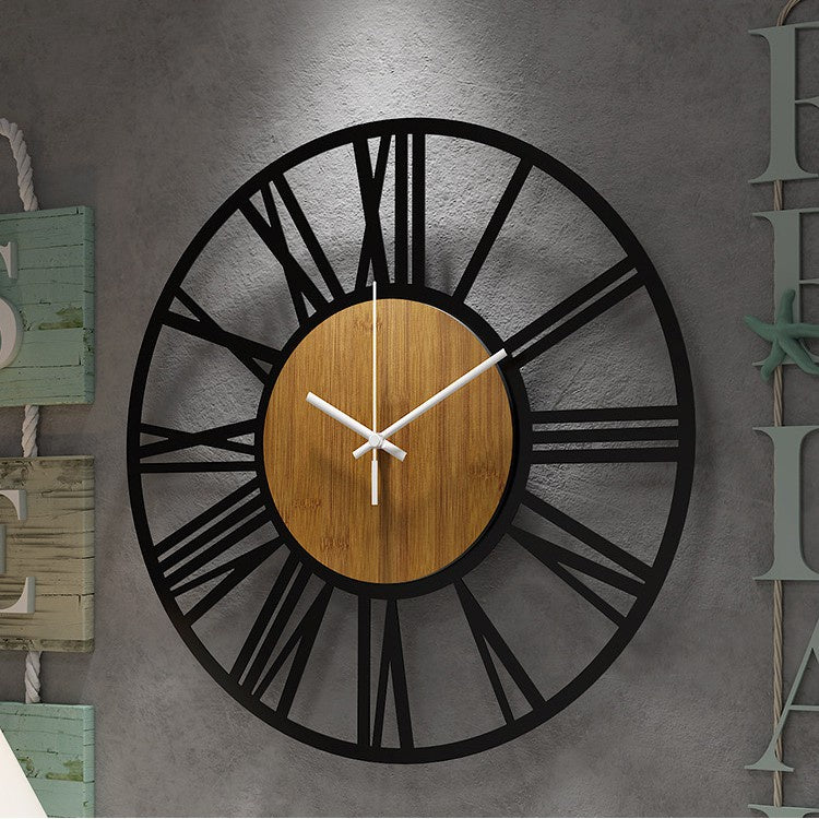 Scandinavian Wooden Wall Clock