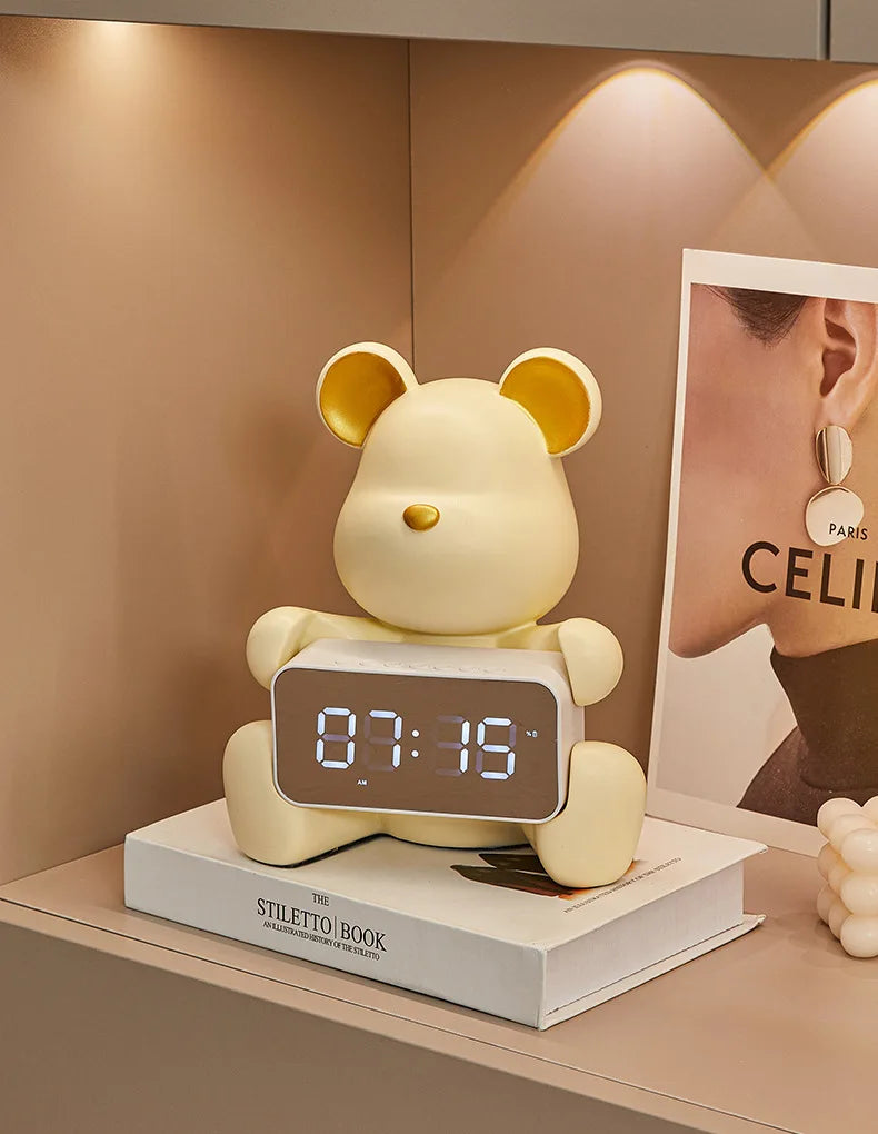 LED Teddy Bear Alarm Clock