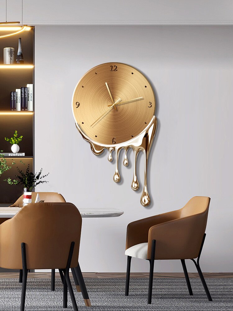 Melting wall clock