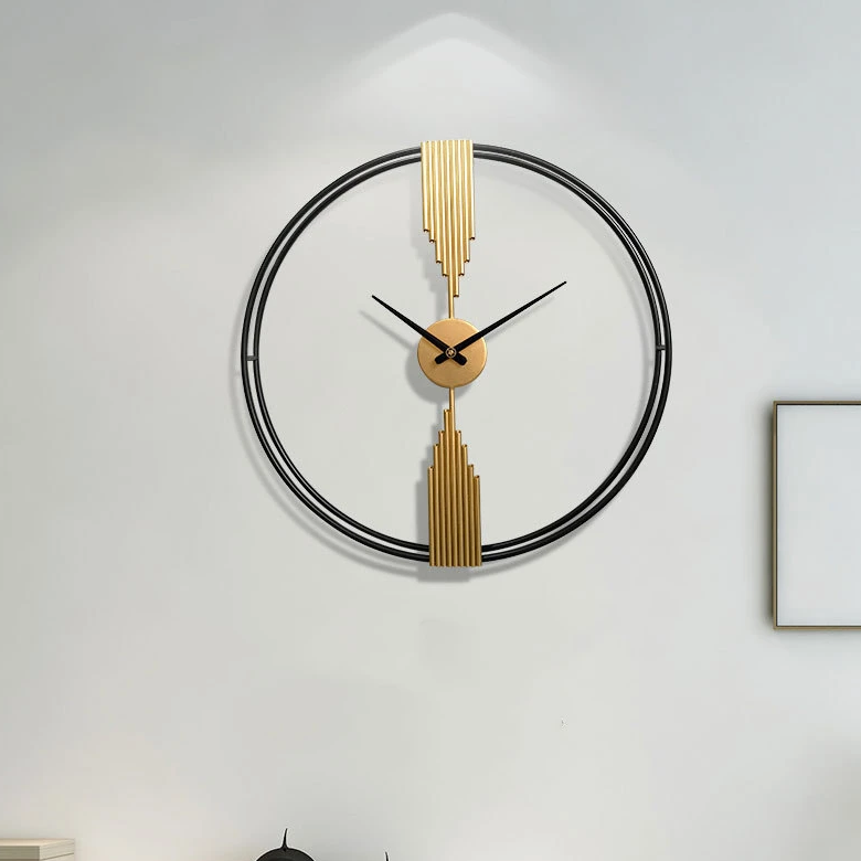Modern Gold Wall Clock