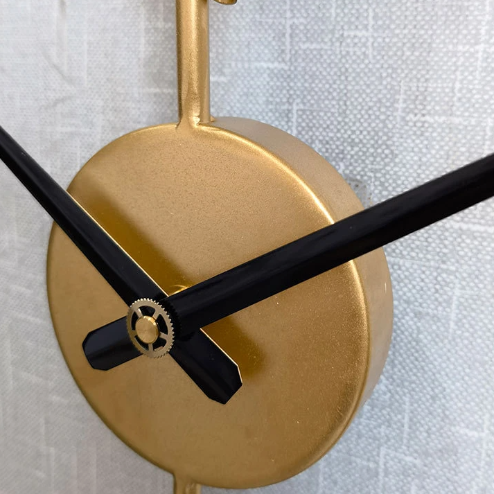 Modern Gold Wall Clock