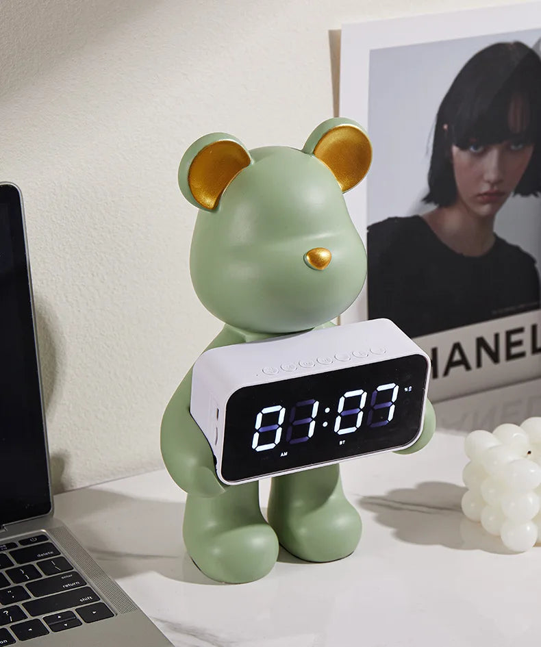 LED Teddy Bear Alarm Clock