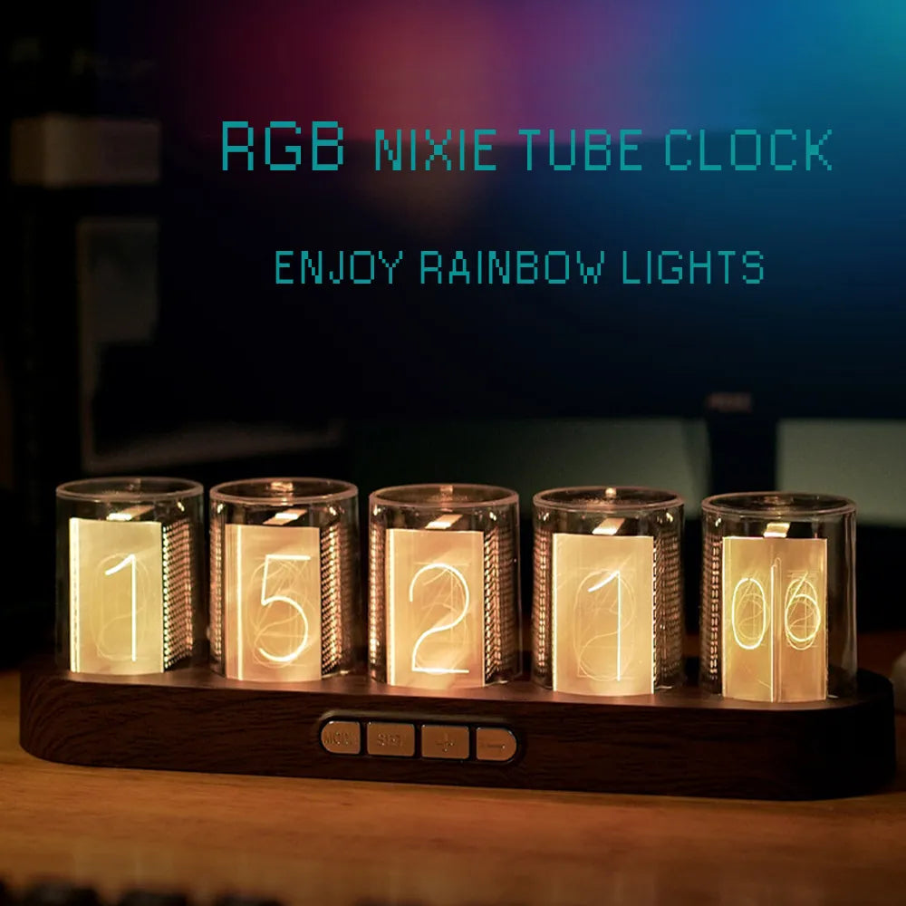 Nixie Tube RGB Design Clock
