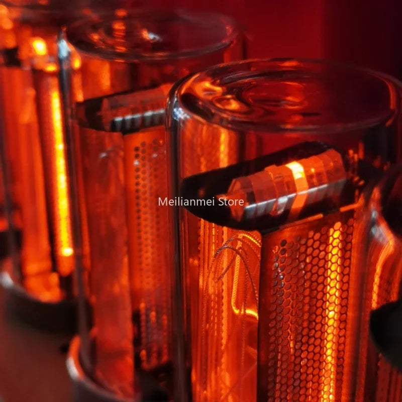 Vintage Nixie Tube Clock Display