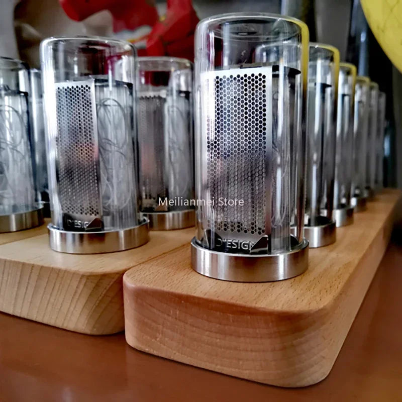 Vintage Nixie Tube Clock Display