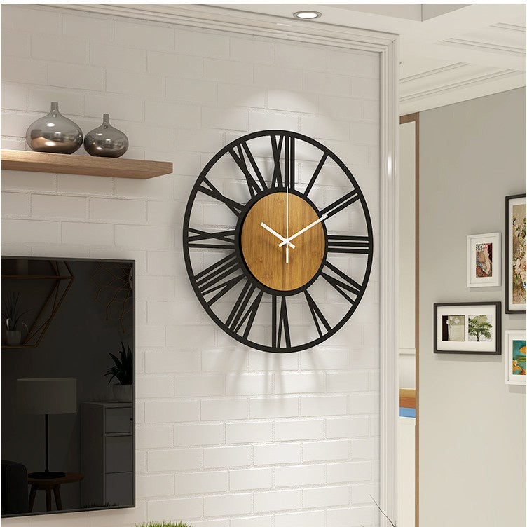 Scandinavian Wooden Wall Clock