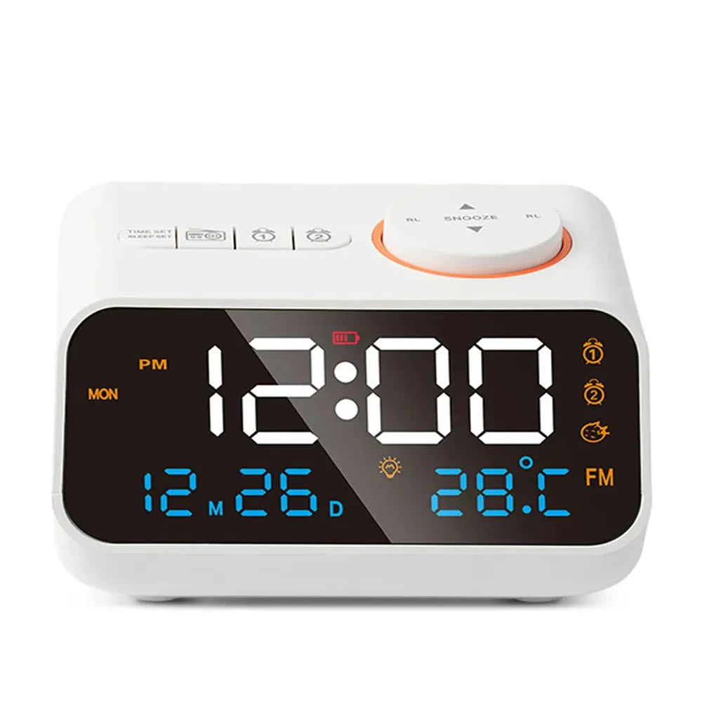 Black Digital Alarm Clock