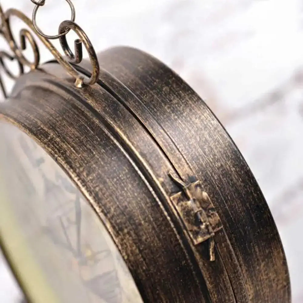 Antique Double-Sided Clock - wall clock