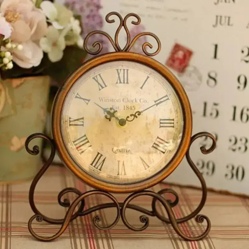 Antique Tabletop Clock - wall clock