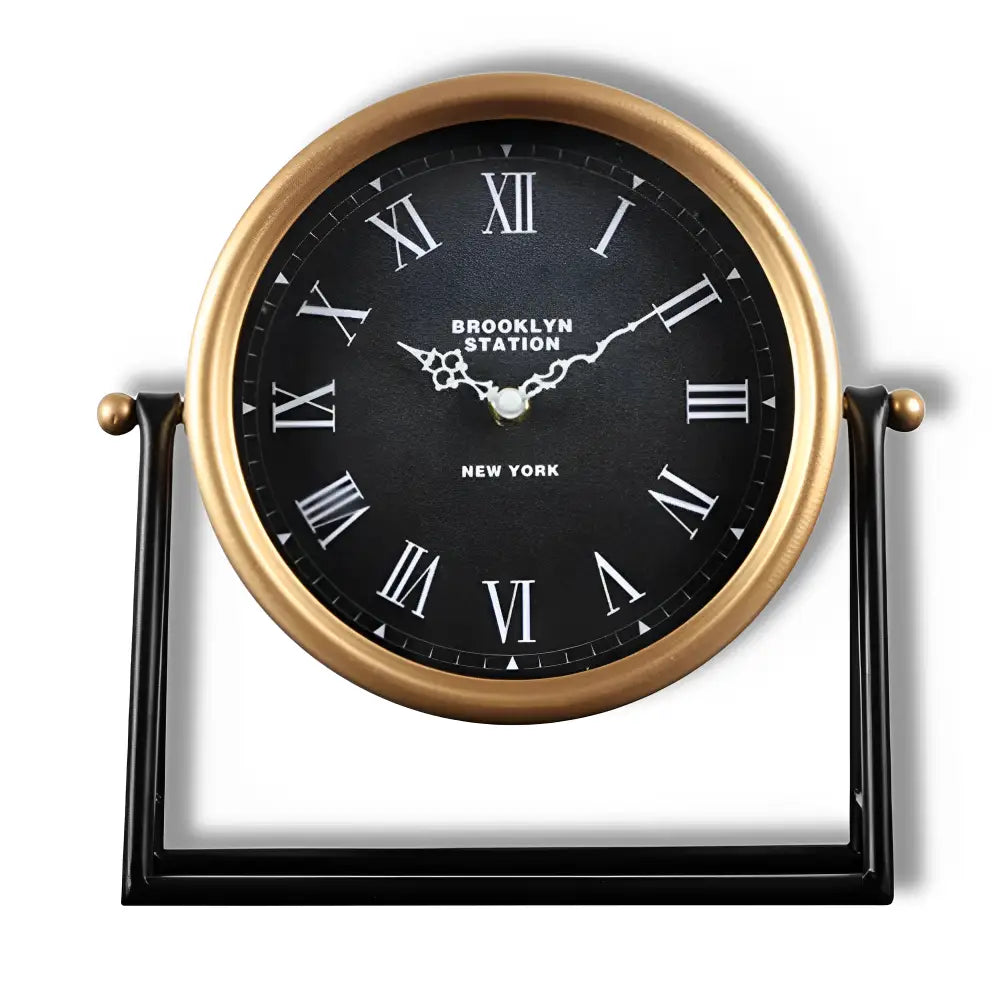 Brooklyn Station Tabletop Clock - Retro American Style