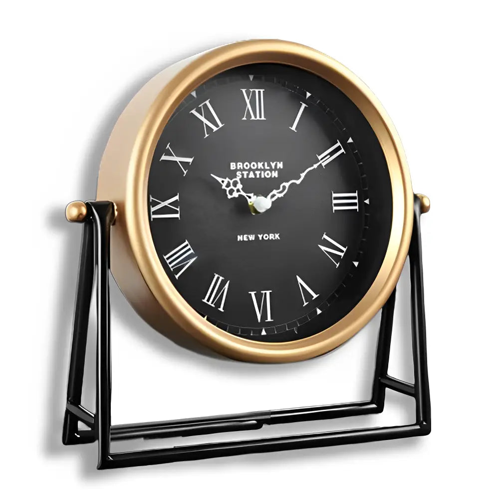 Brooklyn Station Tabletop Clock - Retro American Style