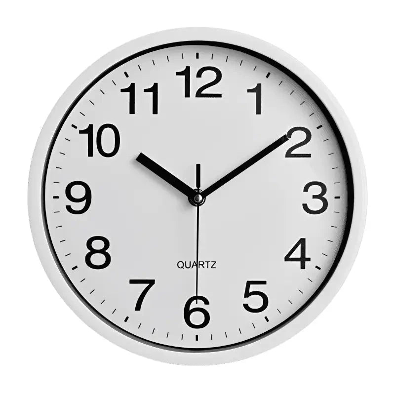 Classic wall clock displayed in a modern kitchen setting