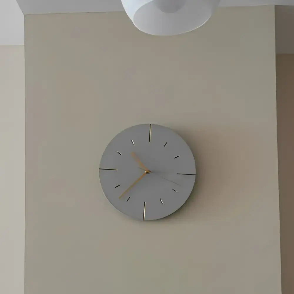 Concrete-Style Wall Clock - wall clock