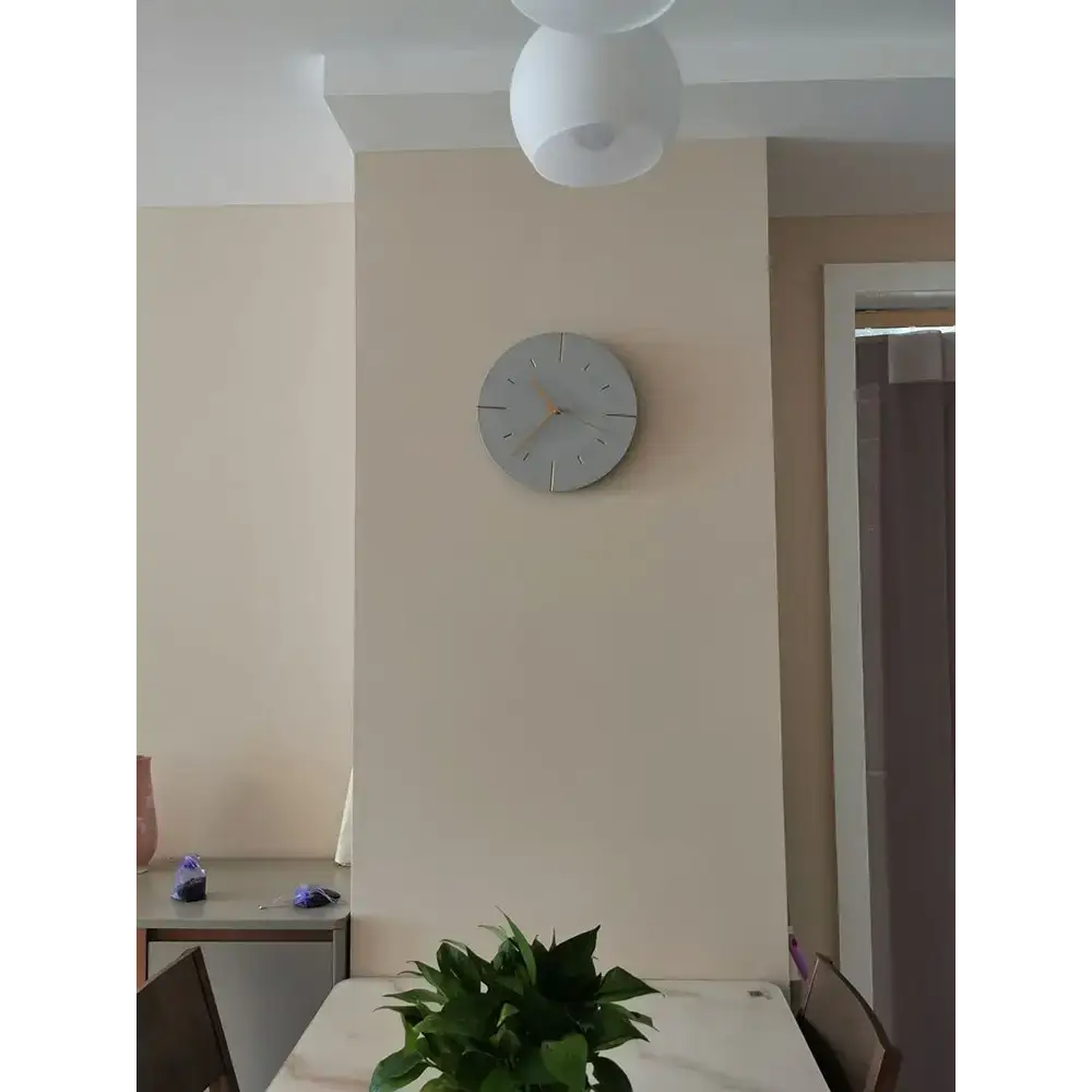 Concrete-Style Wall Clock - wall clock