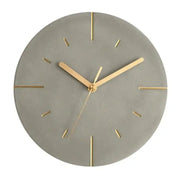 Concrete-Style Wall Clock - Gris clair - wall clock