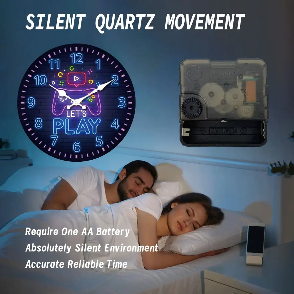 Creative Gaming Controller LED Wall Clock