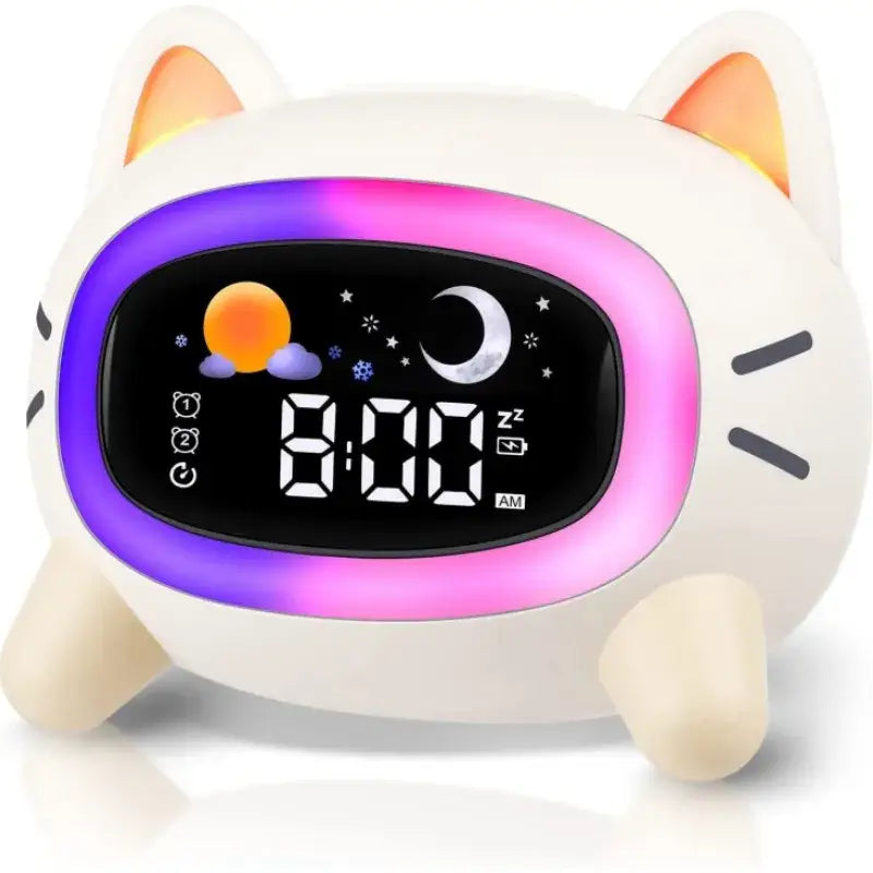 Cute Cat Alarm Clock - wall clock