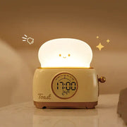 Cute Toast Alarm Clock - wall clock
