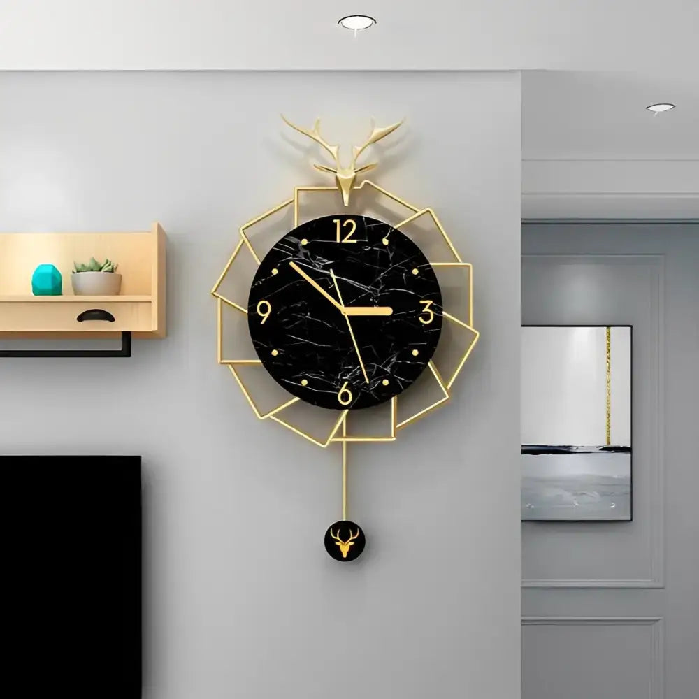 Deer Clock - wall clock