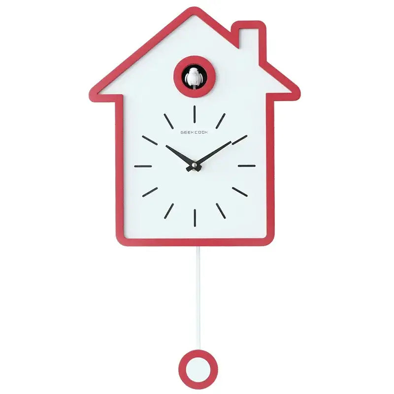 Designer Cuckoo Clock - Rouge / 27X47.5CM - Cuckoo Clock