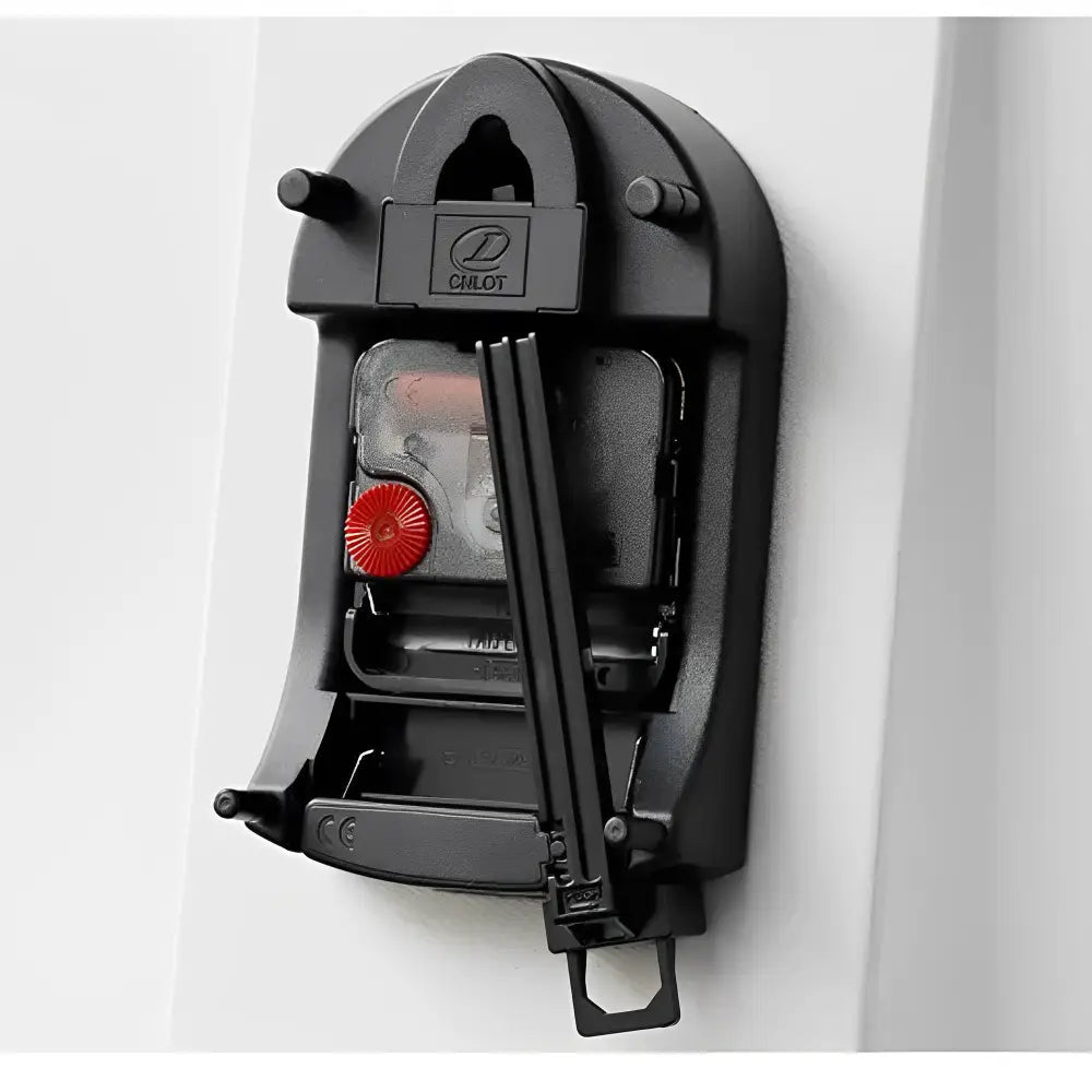 CasaClock pendulum wall clock white round style in modern interior
