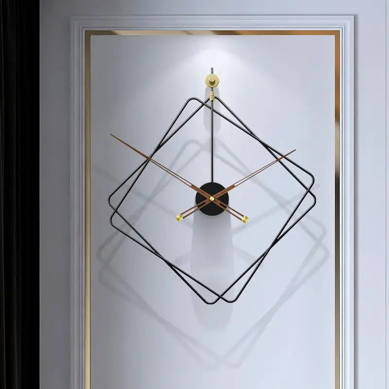 Side profile showing 9 mm slim metal clock body