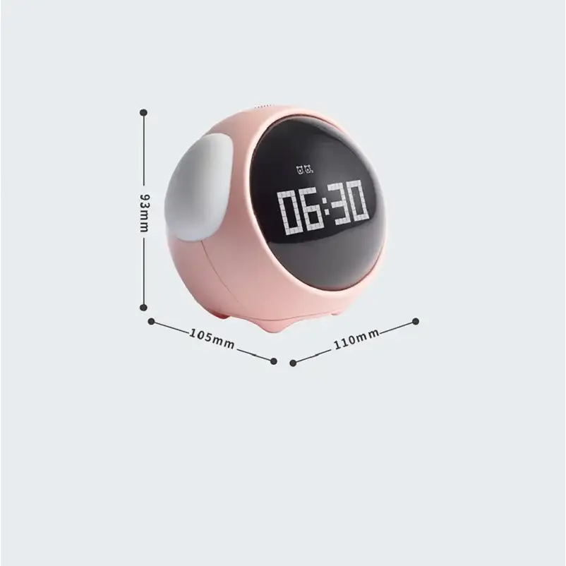 Digital Emoji Alarm Clock - wall clock