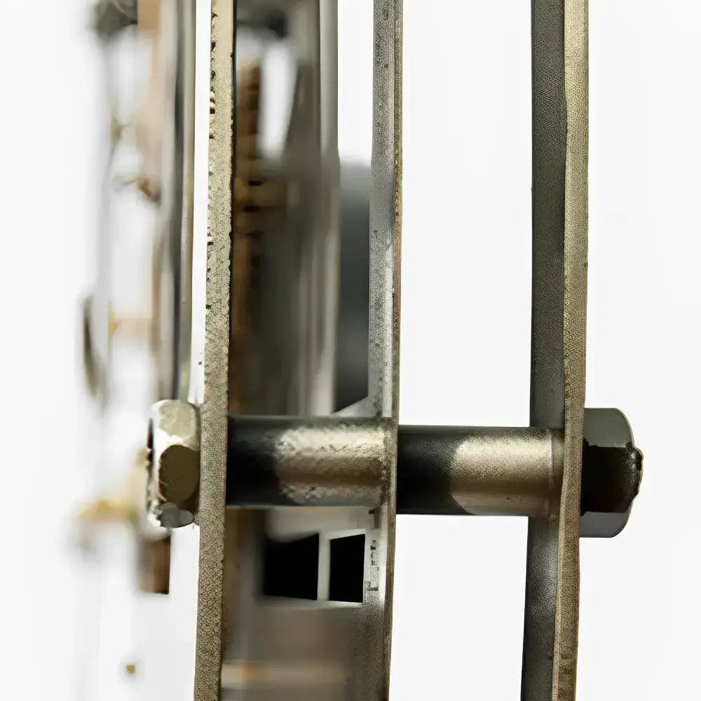 Exposed Gear Wall Clock with Metal Frame - wall clock