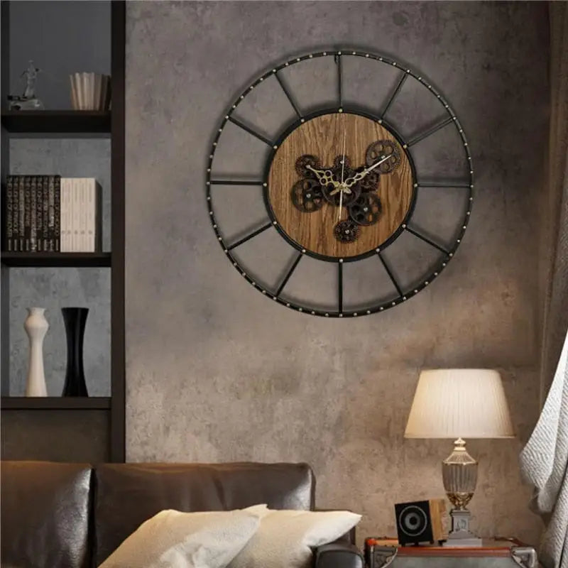 silent sweep quartz wall clock with pointer hands, 5 mm thin profile