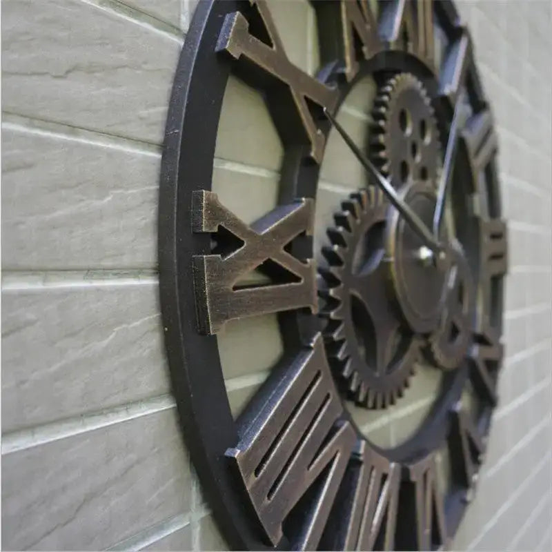 Giant Industrial Gear Wall Clock - wall clock