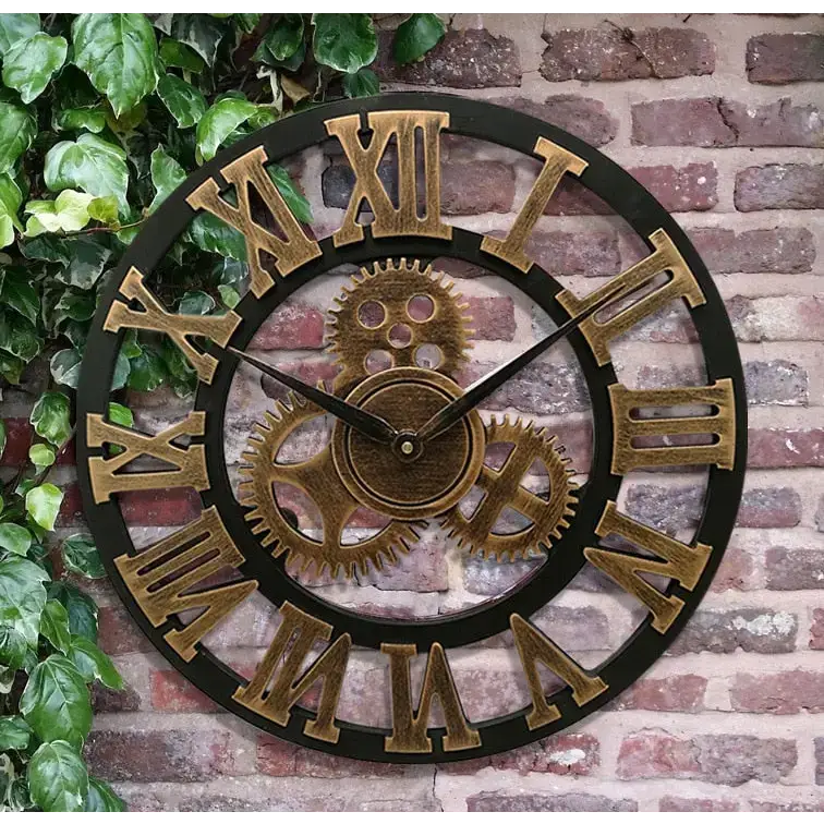 Giant Industrial Gear Wall Clock - wall clock
