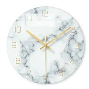 Glass Design Wall Clock - blanc - wall clock