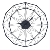 horloge noir pointeur noir