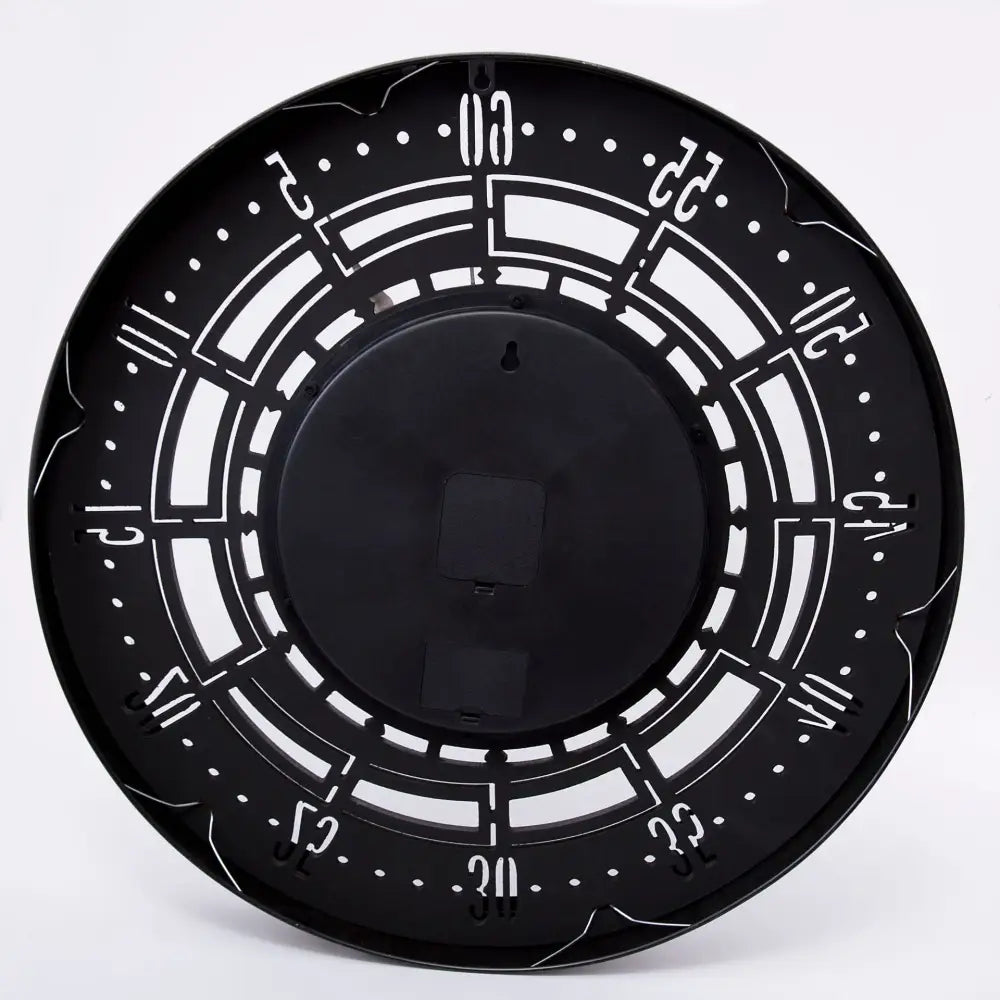 Industrial Spin Time Vintage Wall Clock - Rotating Gear