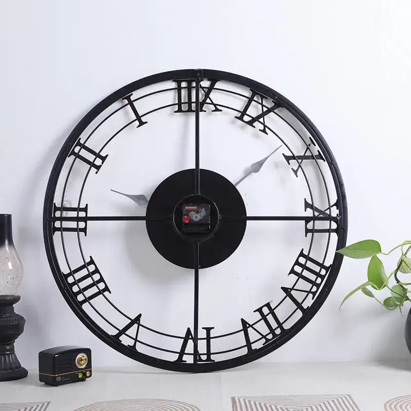 Large Decorative Wall Clock - wall clock