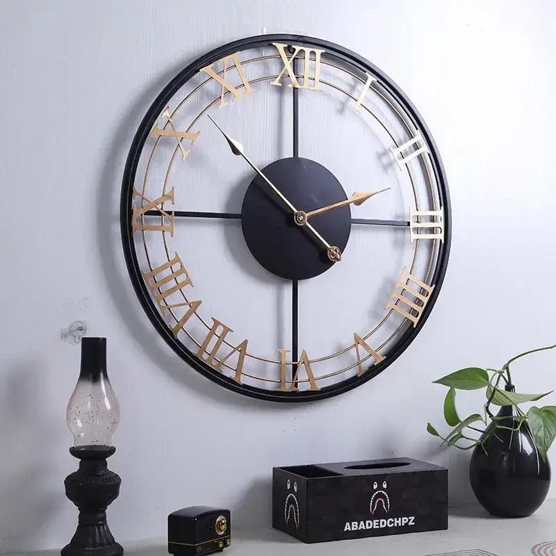 Large Decorative Wall Clock - wall clock