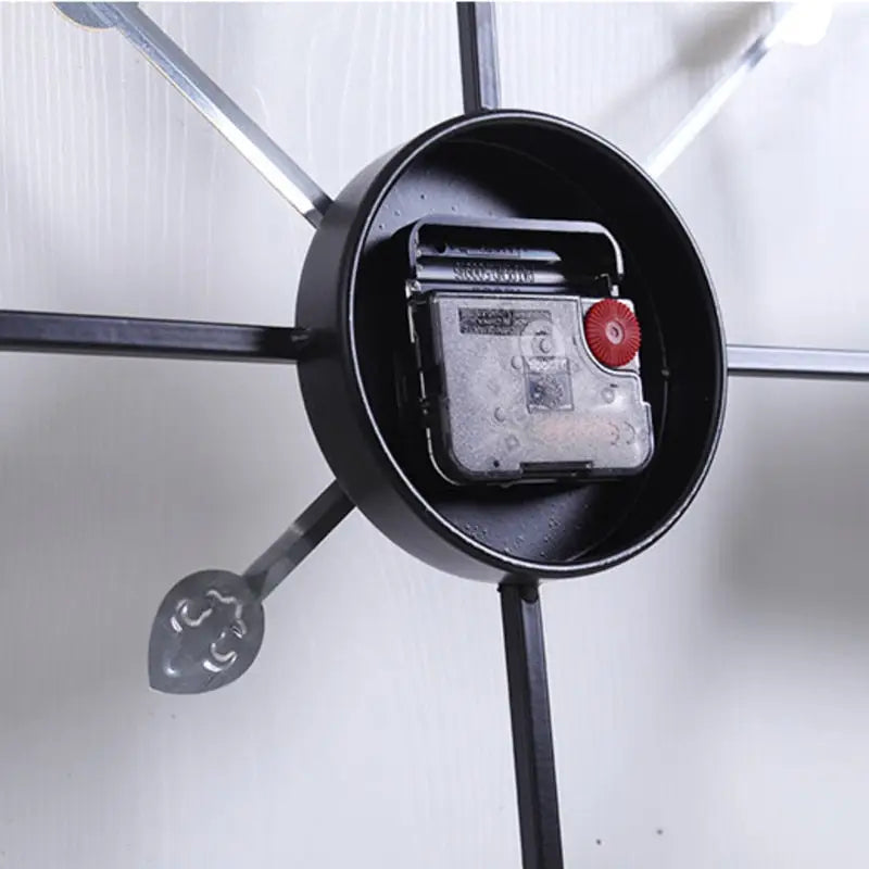 Large Factory-Style Metal Wall Clock - 60 cm Industrial Design
