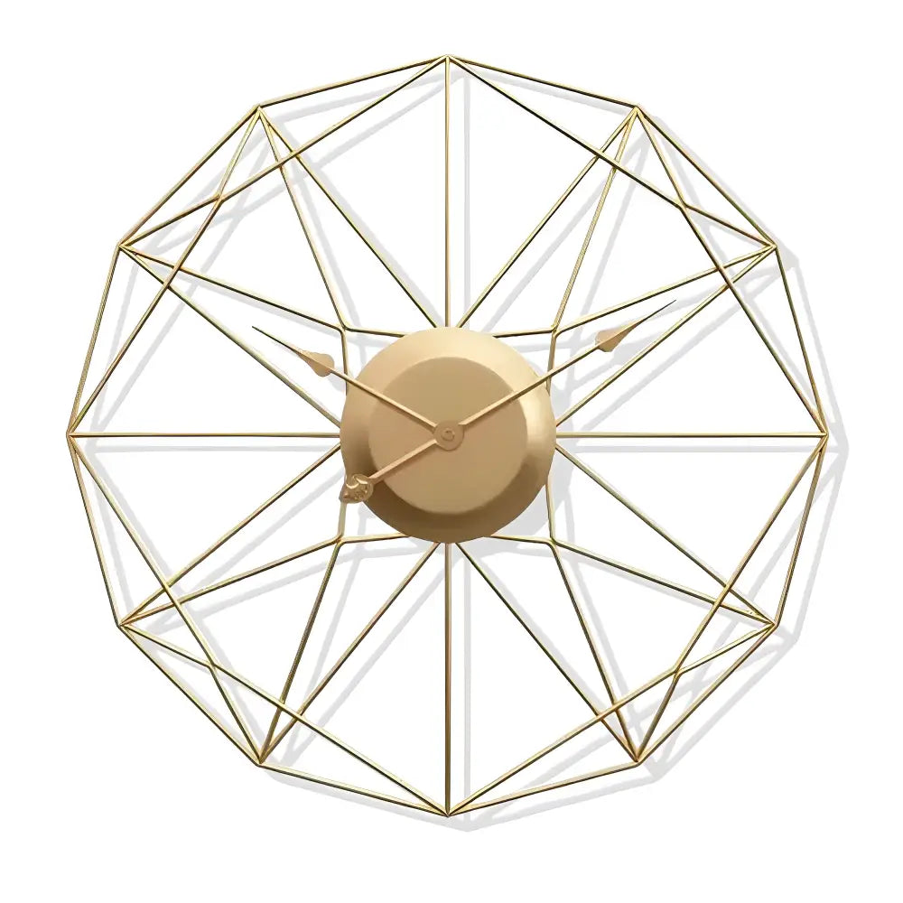 Large Metal Wall Clock 80 cm - Modern Minimalist Design