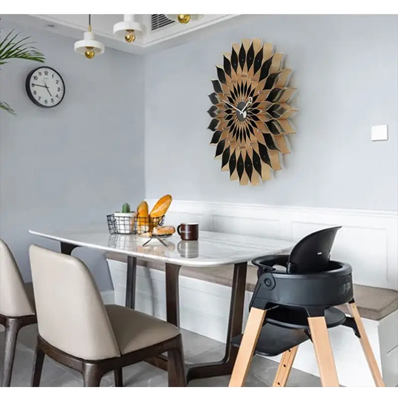 Large Sunflower Wall Clock