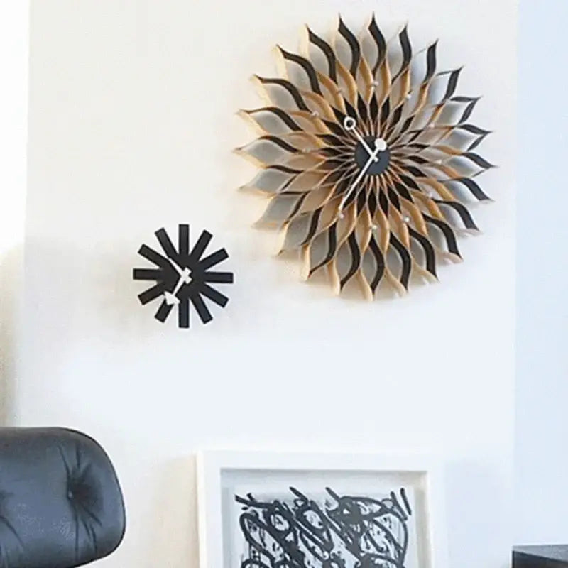 Large Sunflower Wall Clock