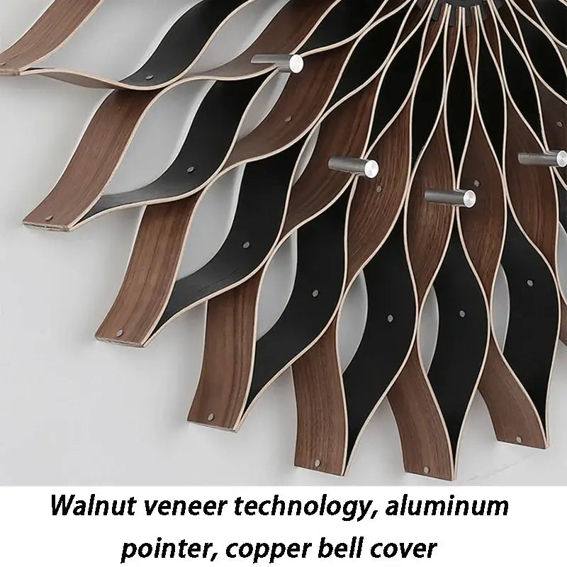 Large Sunflower Wall Clock